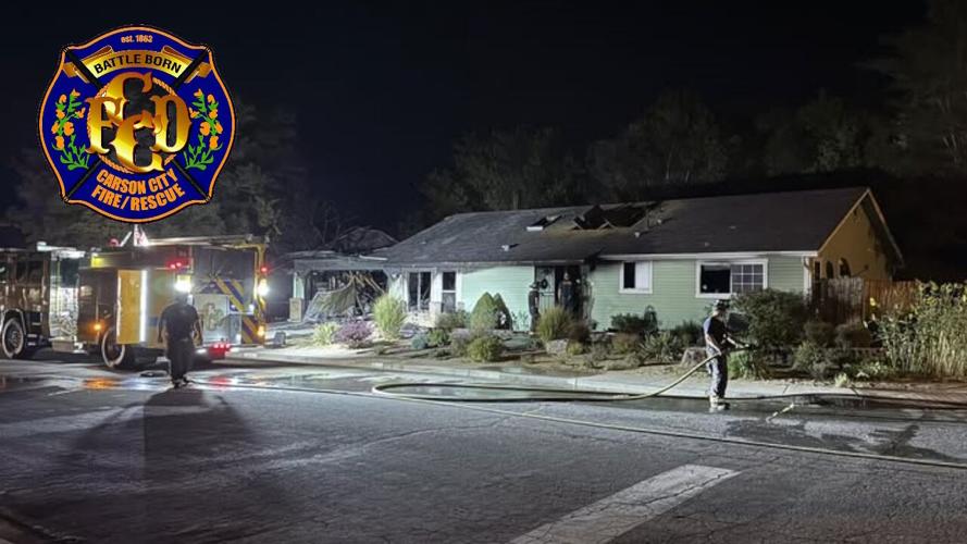 Carson City house fire 08-17-25