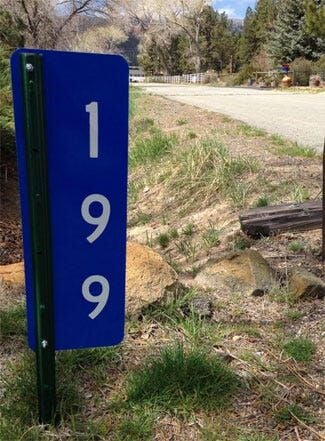 Volunteer Fire Department Installing Signs in Washoe Valley to Help First Responders