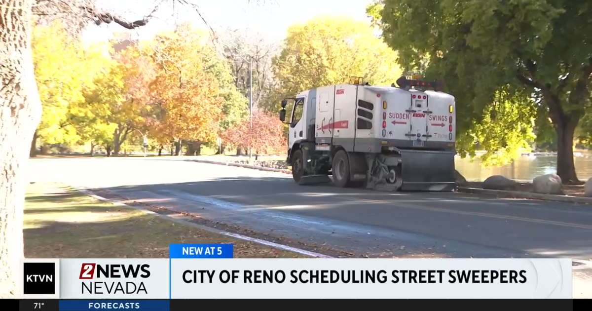 Fallen Rid The City of Reno schedules street sweepers to rid the streets of fallen ...