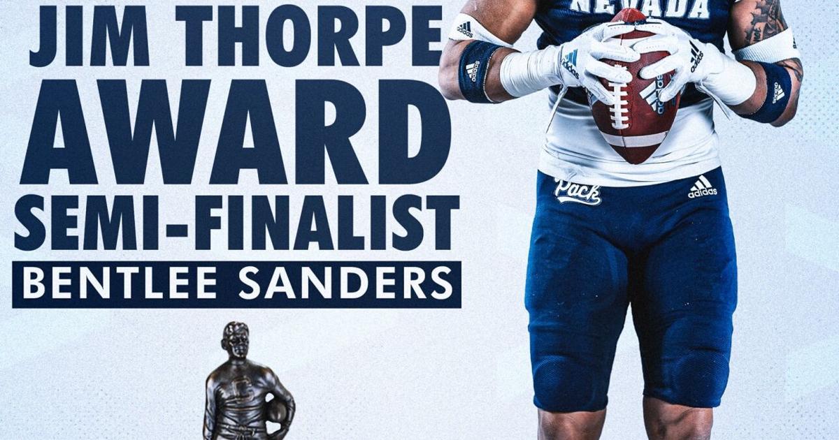 Bentlee Riddle Nevada safety Bentlee Sanders named Jim Thorpe Award semifinalist ...