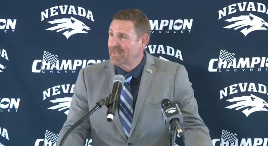 University of Nevada head football coach Jeff Choate