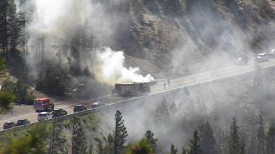 Car fire Mt. Rose Highway