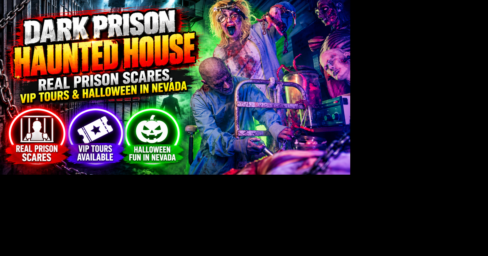 Dark Prison Haunted House | Real Prison Scares, VIP Tours & Halloween ...