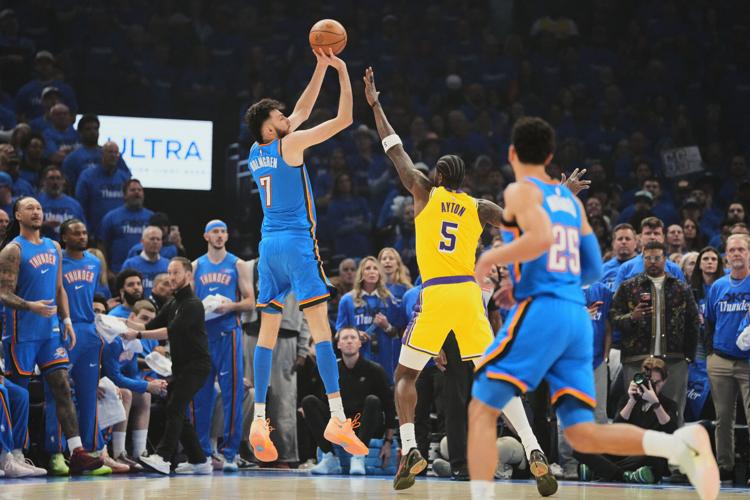 Lakers Thunder Basketball