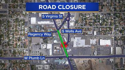 Road Construction to Close Some Roads in Reno, Sparks