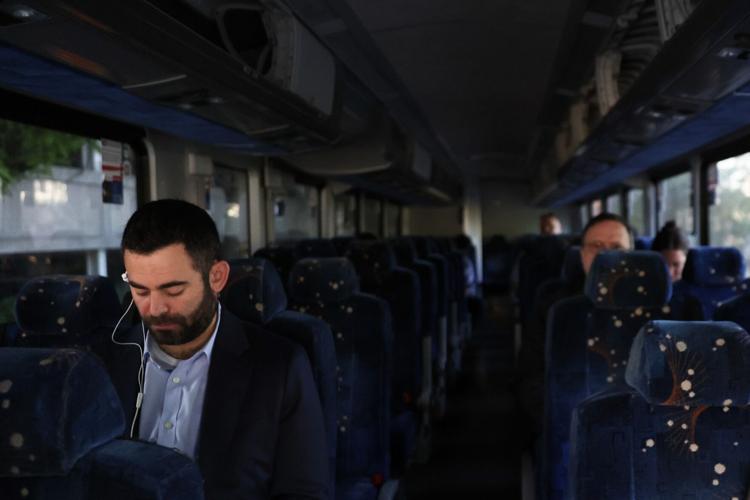 Photos show strike action as North America’s largest commuter rail system shuts down