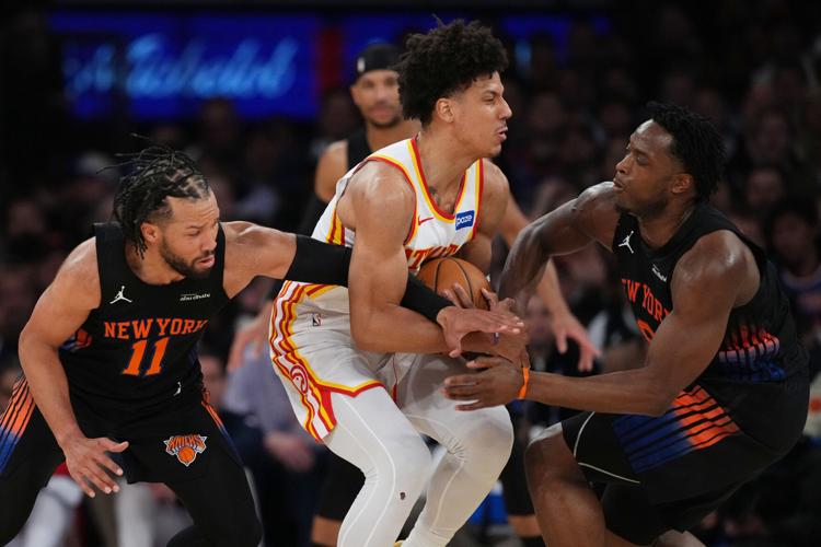 Hawks Knicks Basketball