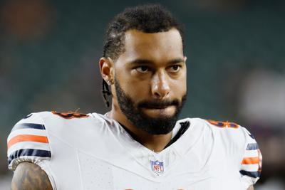 Bears Sweat Suspended Football