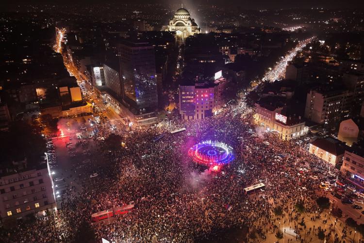 APTOPIX Serbia Election