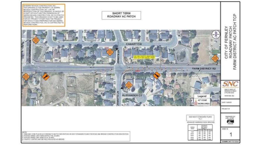 Farm District Road construction