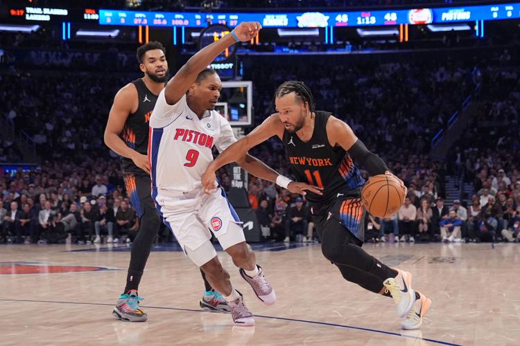 Pistons Knicks Basketball