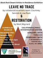 Black Rock Desert Artist-in-Residence Program Exhibits in Winnemucca and Elko