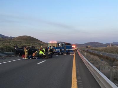NHP: One Man Dead After Rollover Crash on I-80 Near Patrick