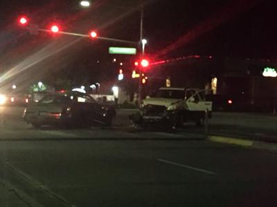 Car Crash Sends Two People to The Hospital