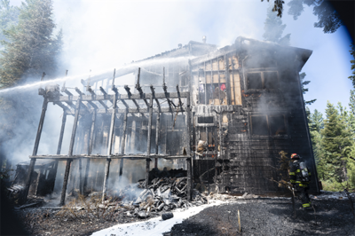House Fire Near Meeks Bay Accidental, Crews Report