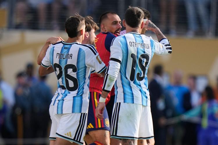Argentina Spain WCup Soccer