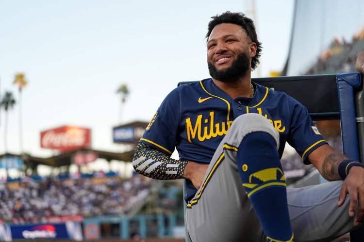 NLCS Brewers Dodgers Baseball