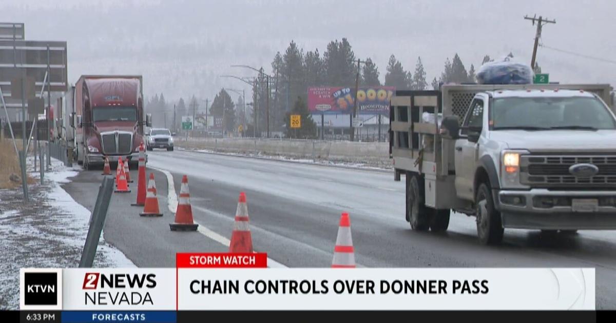 Chain controls up over Donner Pass | California News | 2news.com