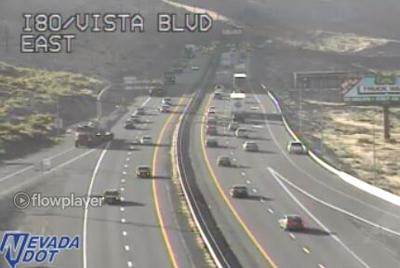 NDOT: Car Fire Temporarily Slowed Traffic on I-80 East Near Patrick