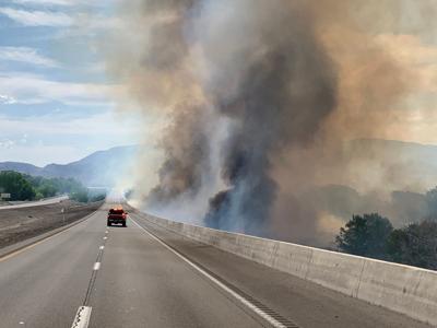 TMFR: Three Brush Fires Burning Near Wadsworth