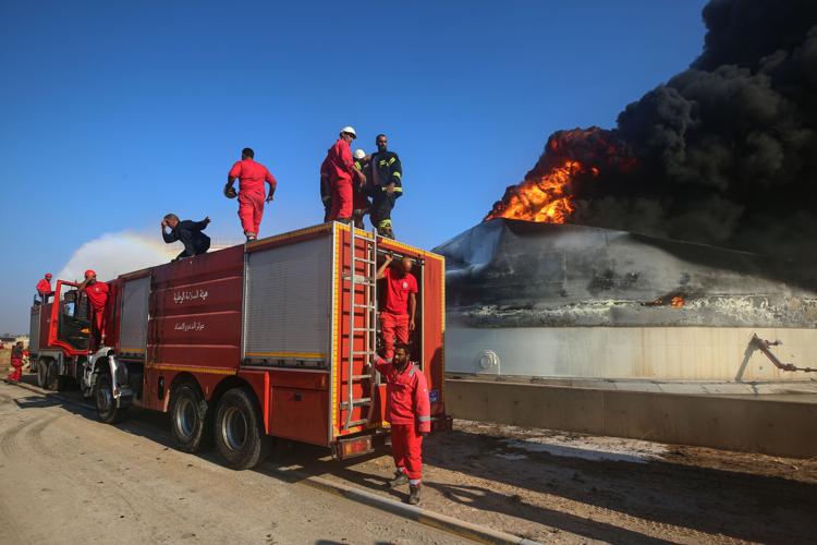 Libya Refinery Fire