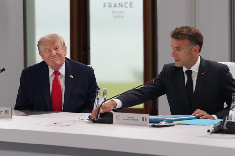 APTOPIX France G7 Summit Trump