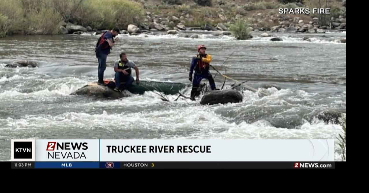 Two people rescued from the Truckee River after their canoe capsized ...