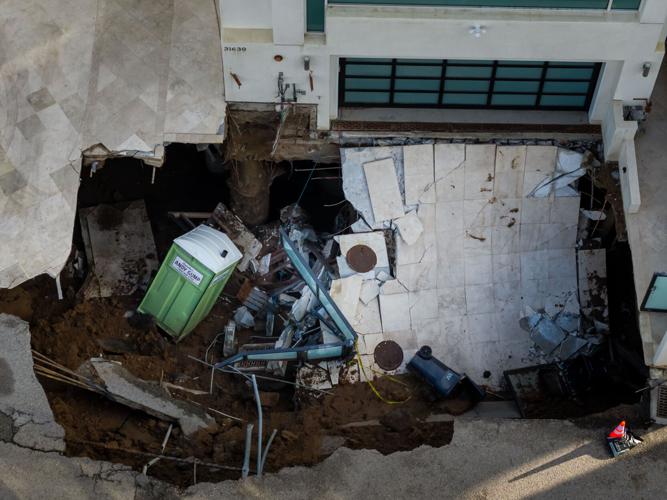 Nicolas Cage Driveway Collapse