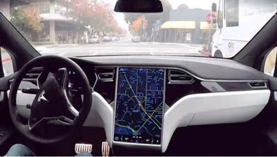 Tesla Autopilot Interior
