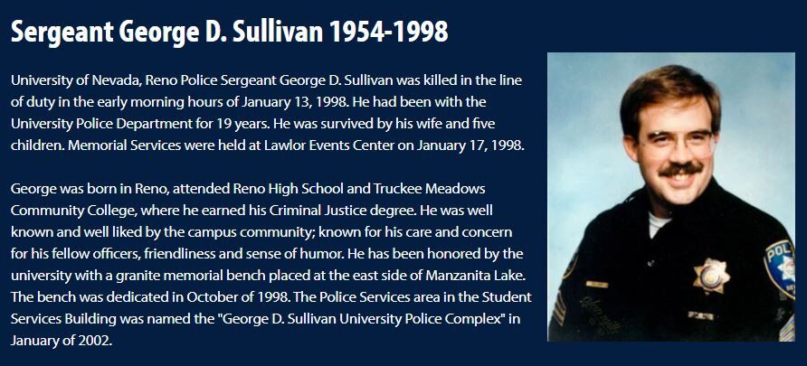 Man Convicted of Killing UNR Police Sgt. George Sullivan Dies in ...