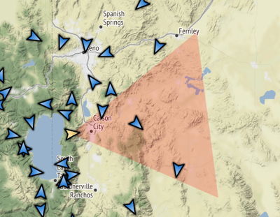Pile Burning Around Lake Tahoe Blows Smoke as Far East as Fernley