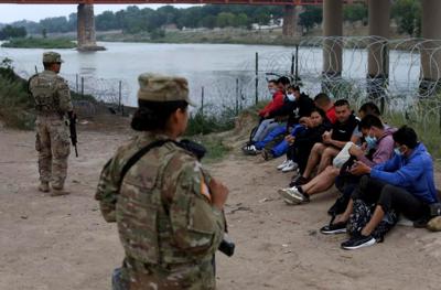 Migrants at southern U.S. border
