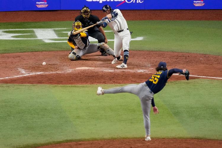 APTOPIX World Series Brewers Rays Baseball