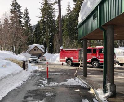 Sheriff: Heavy Snow, Ice Snap Gas Lines at Tahoe City Community Center