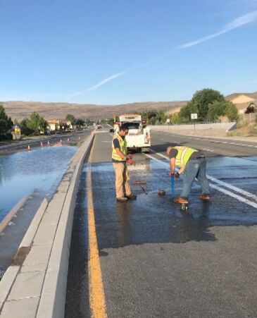 Water Services Restored At Vista Blvd., Some Traffic Delays