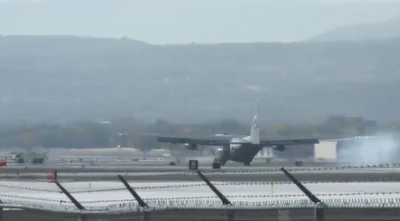 C-130 Plane Lands at Reno-Tahoe International Airport After Mechanical Issue