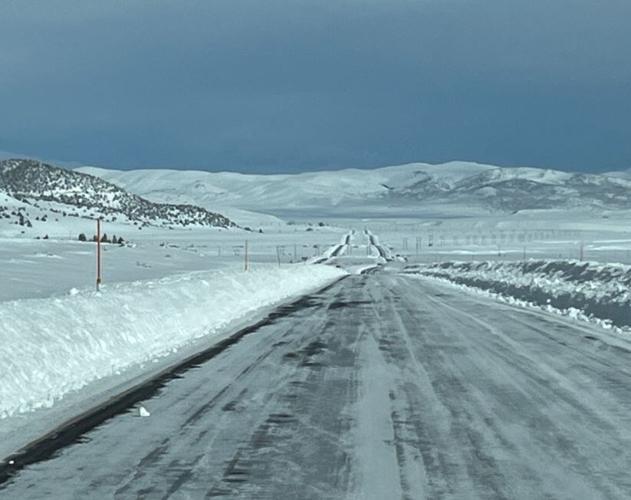 Caltrans District 9 us 395 snow  clearing