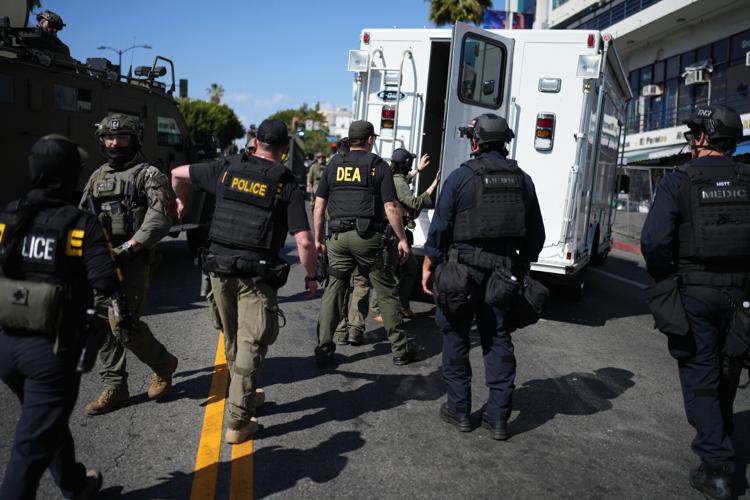 APTOPIX Los Angeles Drug Trafficking Arrests