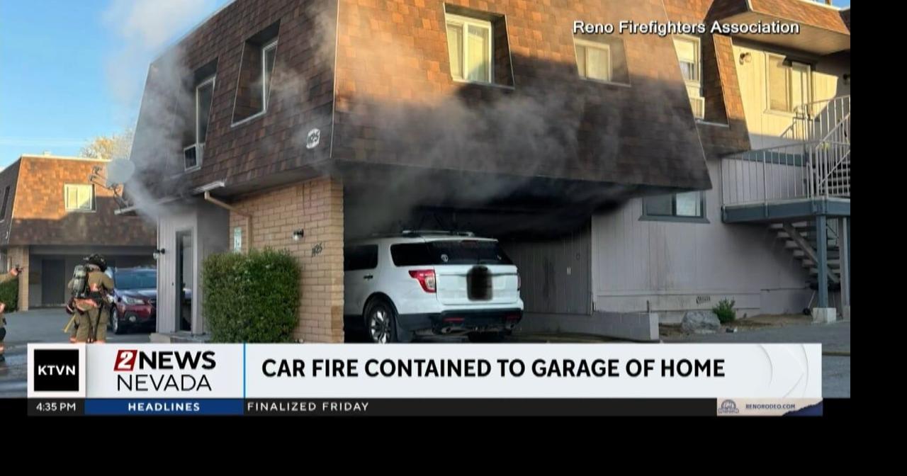 Car fire contained to garage at Carlin Street apartment Wednesday ...