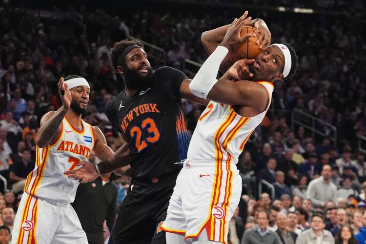 Hawks Knicks Basketball