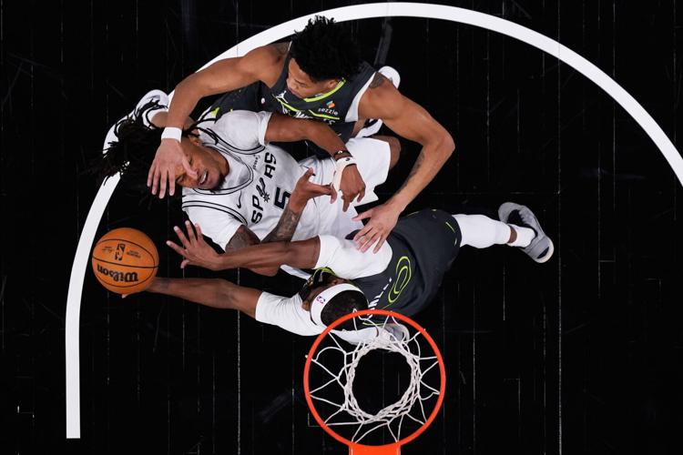 Timberwolves Spurs Basketball
