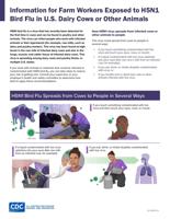 CDC: Farm workers exposed to bird flu