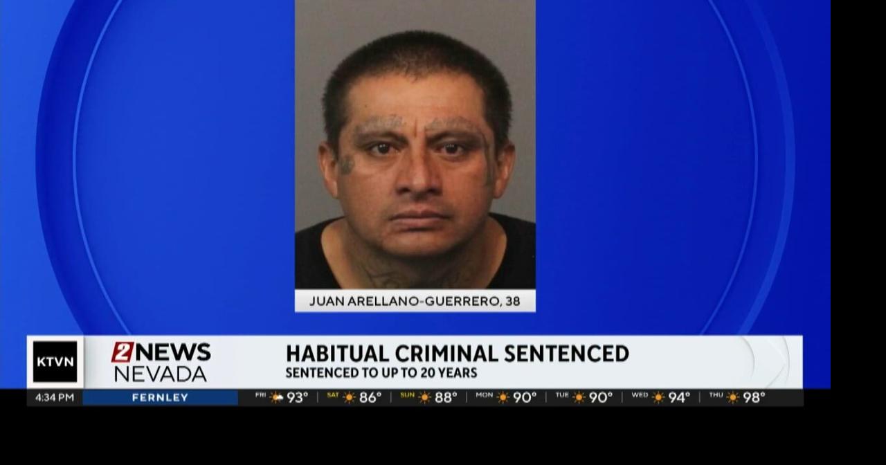 Reno Man sentenced to prison as a habitual criminal | Local News ...