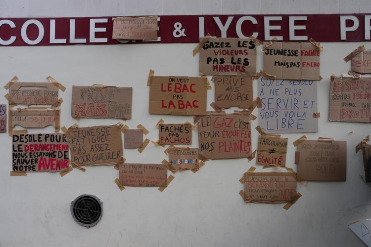France School Protests
