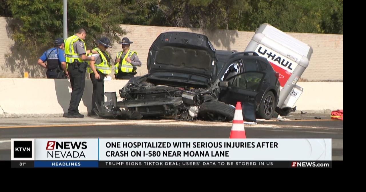 One hospitalized with serious injuries after crash on I-580 near Moana ...