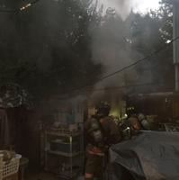Structure Fire Near 7th Street Quickly Extinguished