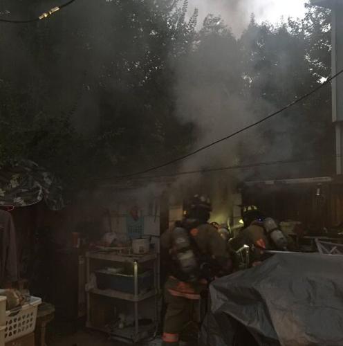 Structure Fire Near 7th Street Quickly Extinguished