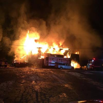 Two Alarm Fire at Homewood Mountain Resort in Tahoe