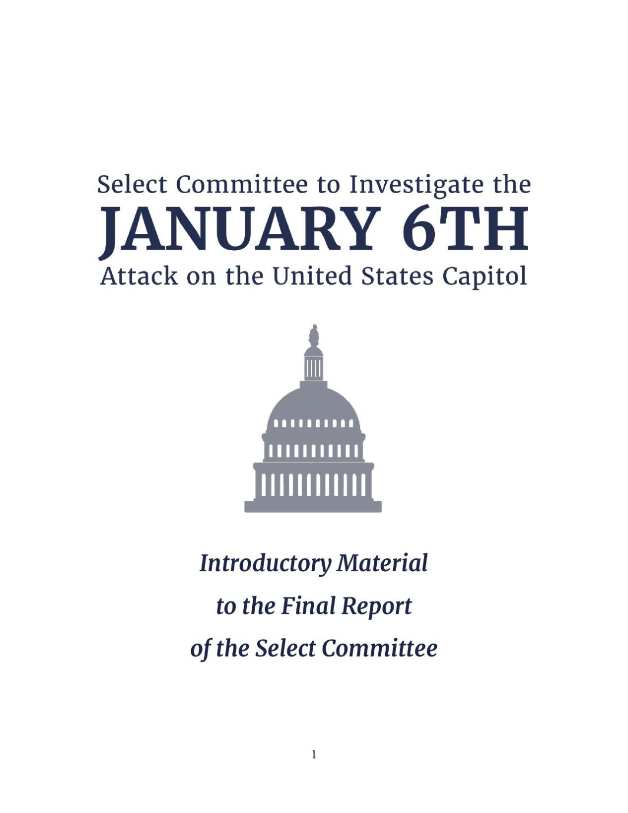 Jan. 6 Executive Summary