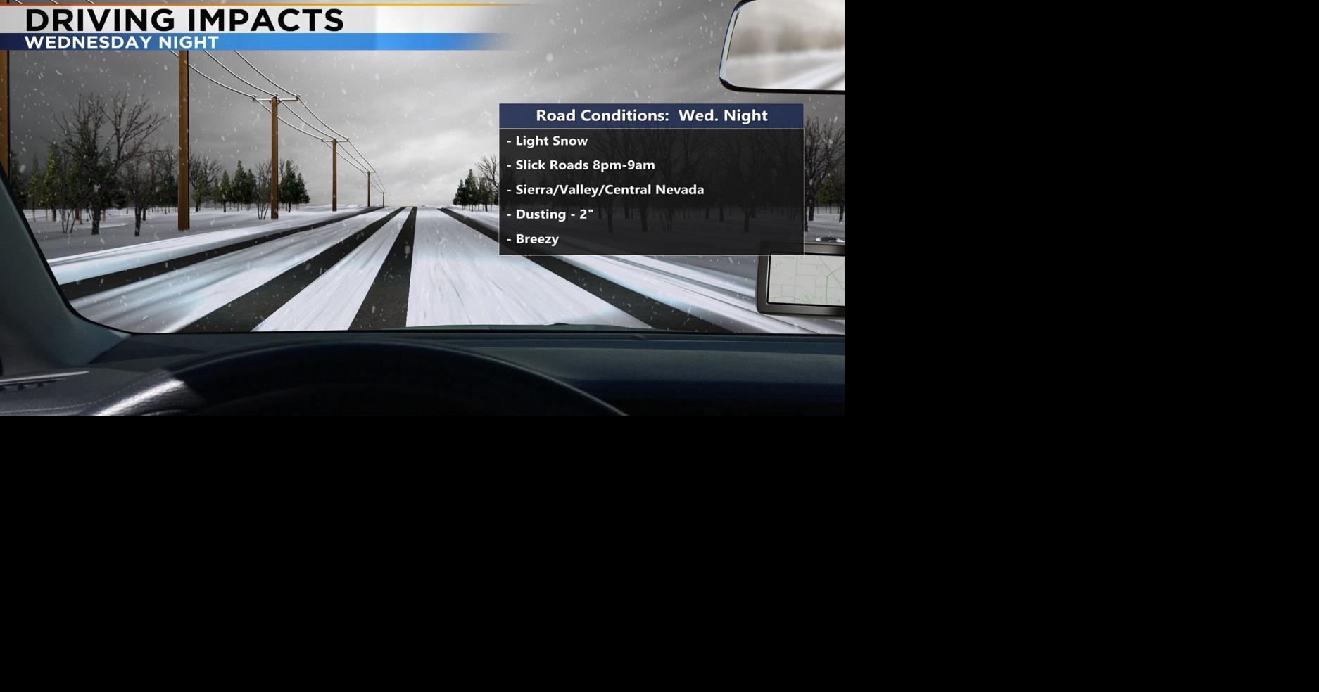 More Snow and Slick Roads Wednesday Night | Meteorology | 2news.com